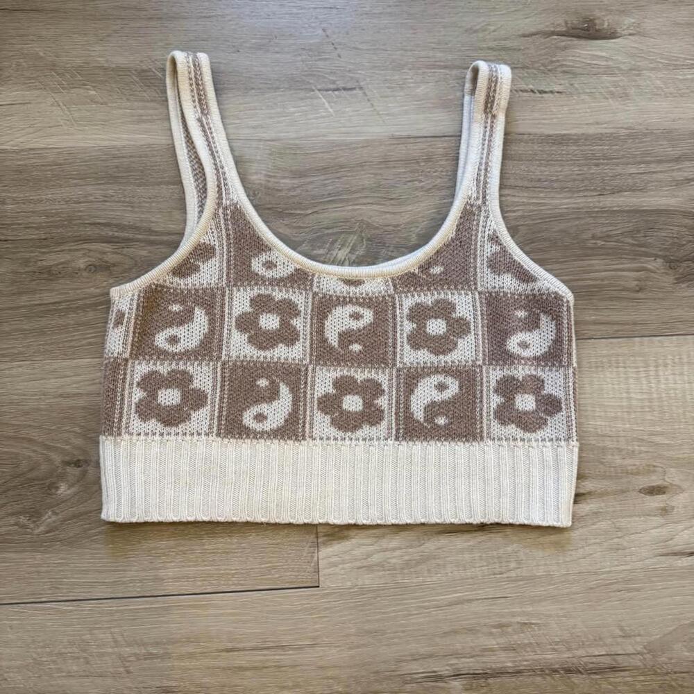 American Eagle Sweater Tank Cropped Women's Size S‎